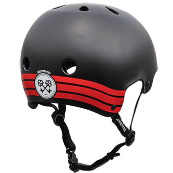 PRO-TEC OLD SCHOOL SKATE SKELTON KEY BLACK/RED LINE